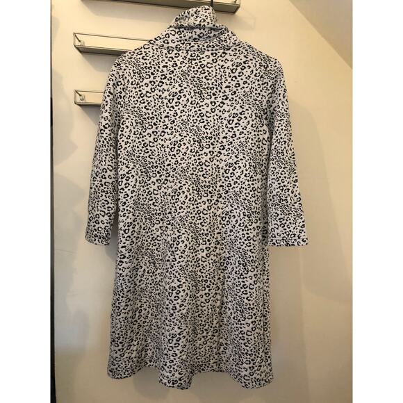 Tyler Boe Women's KIM Cheetah Leopard Animal Print Cowl Neck Dress Small - Picture 4 of 6